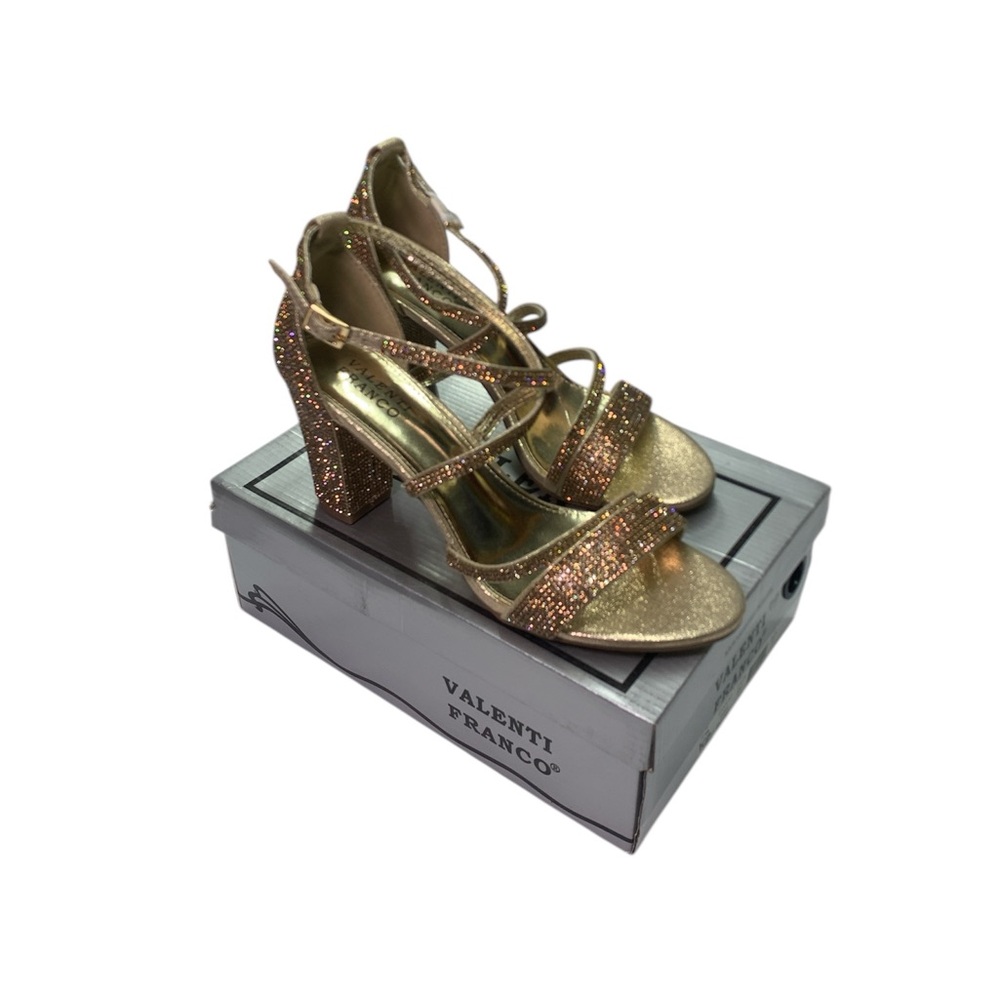 Gold Glittery Heels
